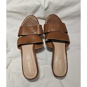 Aldo size 8 2" Cork platform sandals.